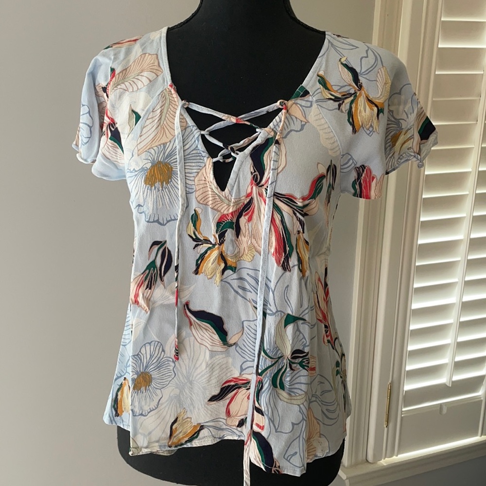 Cupcakes and Cashmere Multi Color Blouse